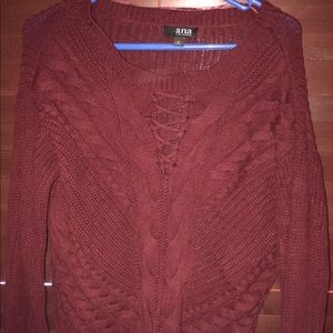 Maroon sweater